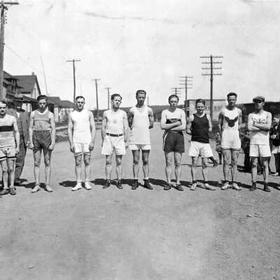 Photograph, Capreol Ten Mile Marathon, Photo of Michael Tacuick from Ollie Tacuik.