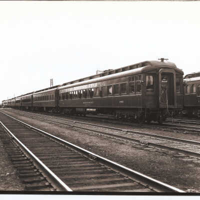 Photograph - Canadian National "Serpentine" buffet parlour car no. 886