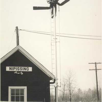 Photograph, CNR Nipissing Station, Nipissing, Ontario.