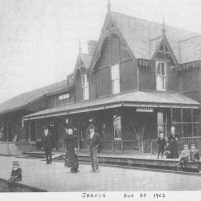 Photograph, CNR Station, Jarvis, Ontario, Canada.