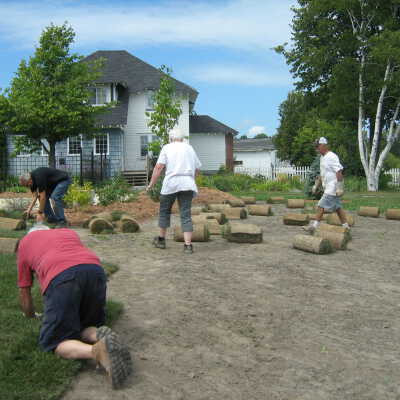 Photograph, NORMHC, Sod Laying.