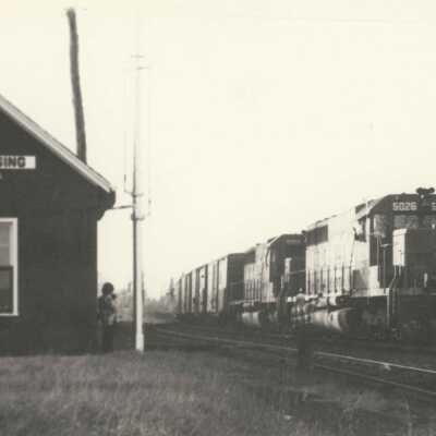 Photograph, CNR Nipissing Station, Nipissing, Ontario.