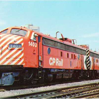 Photograph, Postcard, CPR 1403, Vancouver, BC.