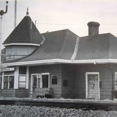 Photograph, CNR Station at Gananoque, Ontario.