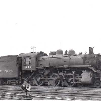 Photograph, CPR Locomotive 816.