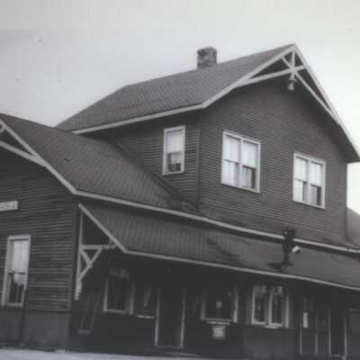 Photograph, CNR Station at Madawaska