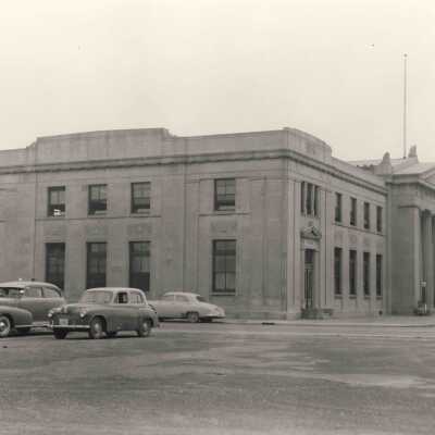 Photograph, CNR Station, Hamilton, Ontario, 1950.