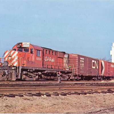 Photograph, Postcard, CPR 1800, April, 1981, Fredericton, NB.