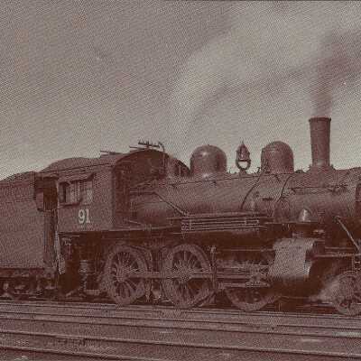 Photograph, CNR Locomotive 91