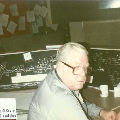 Photograph, Herb Cowie, Train Dispatcher.