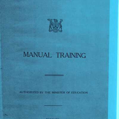 Ontario Teachers' Manuals Manual Training