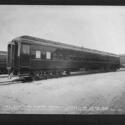 Photograph, Canadian Pacific Railway steel sleeper Neidpath latest type up to 1926.