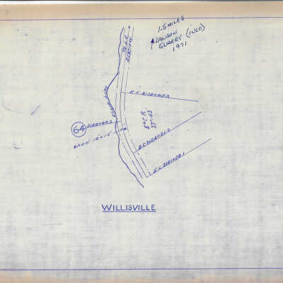 Rail Yard Plan of Algoma Eastern Railway's Willisville Yard