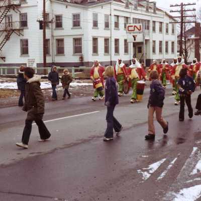 Photograph - Parade passing by Capreol Y.M.C.A.
