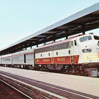 Photograph, Postcard, CPR 1801, Ottawa Station, July 1967.