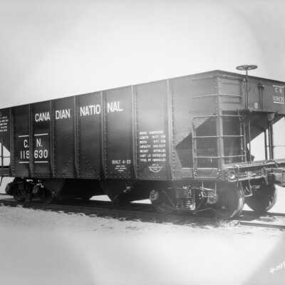 Photograph, Canadian National Railways Type "C" Coupler Car no. 119630.