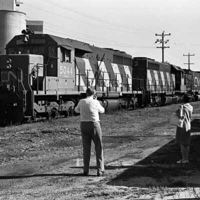 Photograph, CN5044 @ Midland ON UP & AM July 1981.