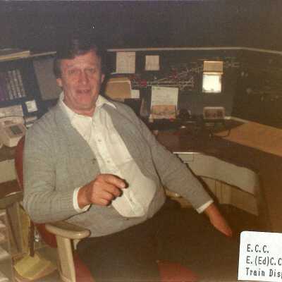 Photograph, Ed Charney, Train Dispatcher.
