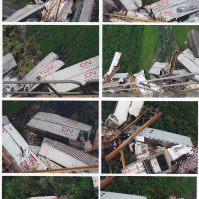 Photographs, CNR Derailment