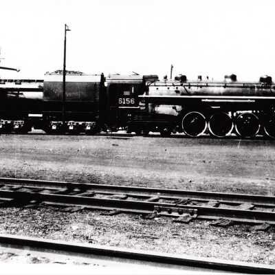 Photograph, CNR Steam Engine 6156