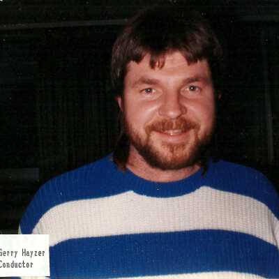 Photograph, Gerry Hayzer, Conductor.