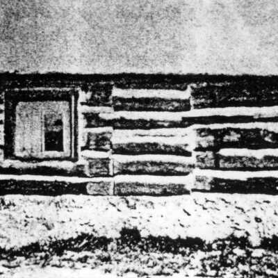 Photograph, "Capreol's First House"