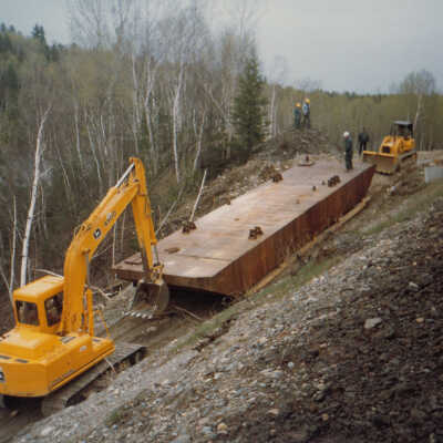 Photograph, Train Derailment, 1988, Set of 175 Pictures.