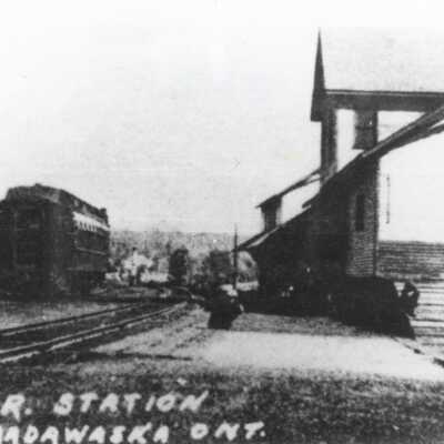 Photograph, CNR Station at Madawaska, Ontario