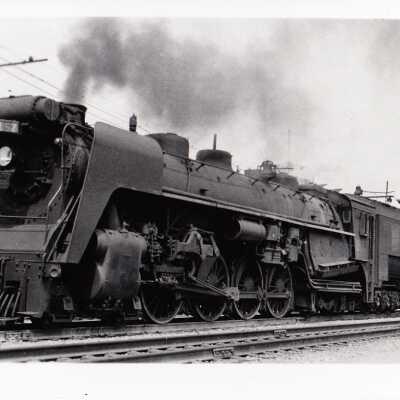 Photograph, CNR Steam Engine 6157