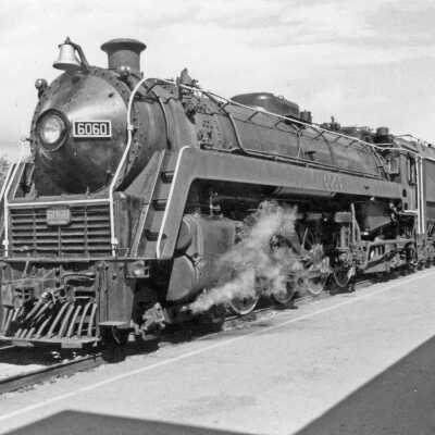 Photograph, Canadian National Steam Locomotive 6060.