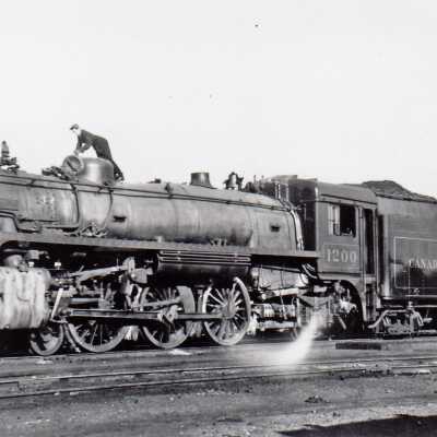 Photograph, CPR Locomotive 1200.