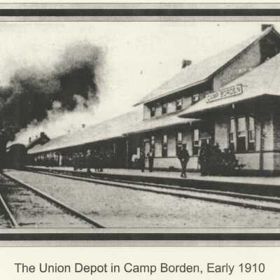 Photograph, Union Depot, Camp Borden, Ontario.
