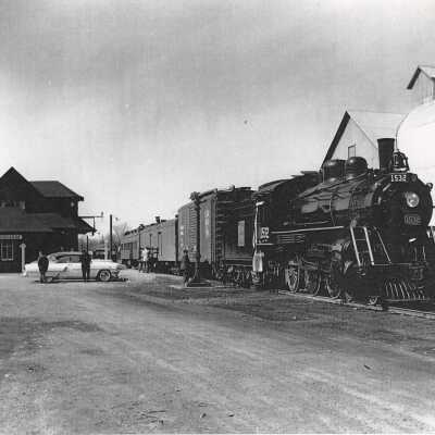 Photograph, CNR Station, Wingham, Ontario, Canada.