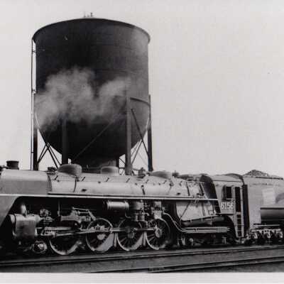 Photograph, CNR Steam Engine 6156