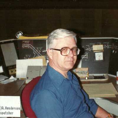 Photograph, Bruce Henderson, Train Dispatcher.