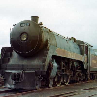 Photograph, Canadian Pacific Royal Hudson 2928 with Caboose