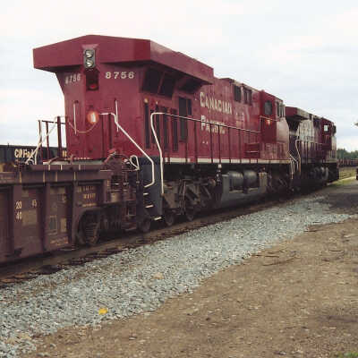 Photograph - CP Rail train at a station