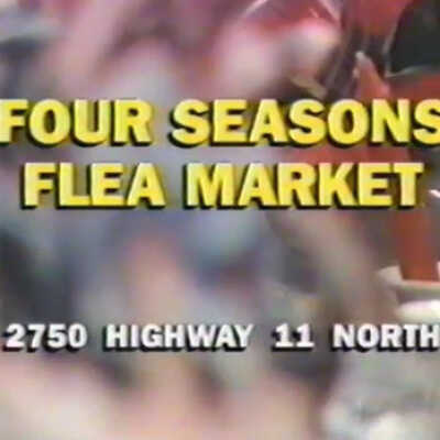 Video, Commercial, Four Seasons, Flea Market, North Bay, Ontario, 1993.