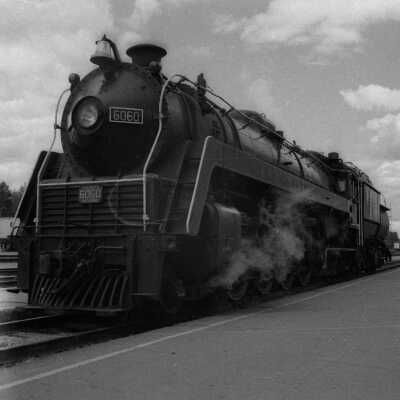 Photograph, CNR 6060, Capreol, Ontario.