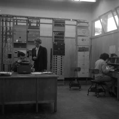 Photograph, Canadian National telegraph and cable office, Kitimat, British Columbia.