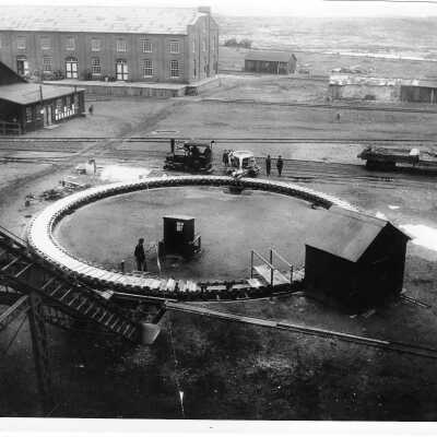 Photograph: The Ingot Moulds at the Canadian Copper Company