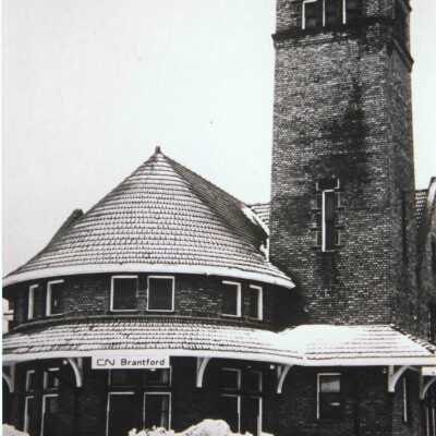 Photograph, CNR Station, Brantford, Ontario.
