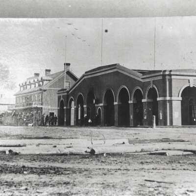 Photograph, CNR Station at Collingwood, Ontario.