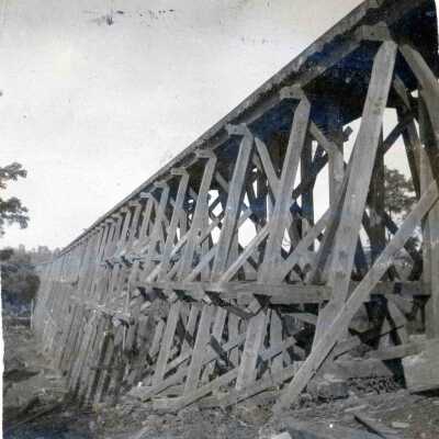 Photograph, Rail Bridge Tressels.