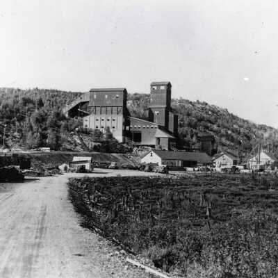 Photograph, Levack Mine, International Nickel Company, Levack, Sudbury District, Ontario, 1929.