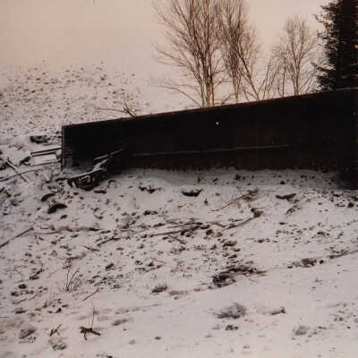 Photograph, Train Derailment, 1988, Set of 175 Pictures.
