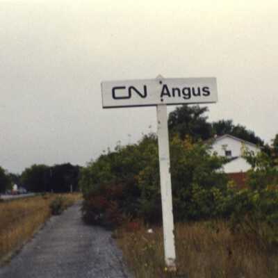 Photograph, CNR Angus Station, Angus, Ontario.