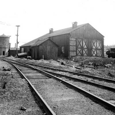 Photograph, O'Donnell Loco Shed.