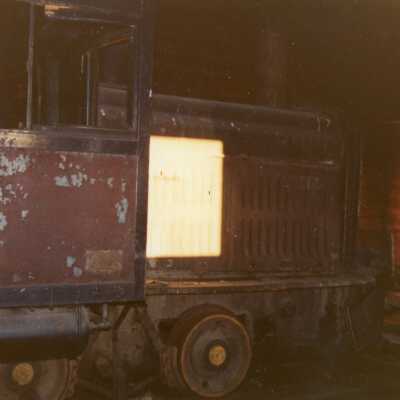 Photograph, Abandoned Locomotives.