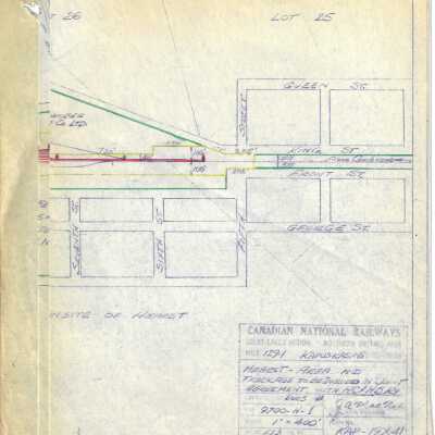 Blueprint - CN Hearst - Track and surrounding real estate
